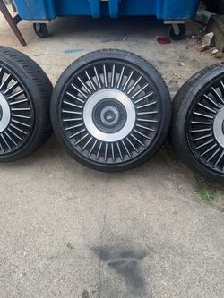 Low profile Rims and tires 20 inch universal new rubber $700