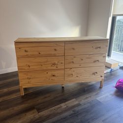 Wood dresser 