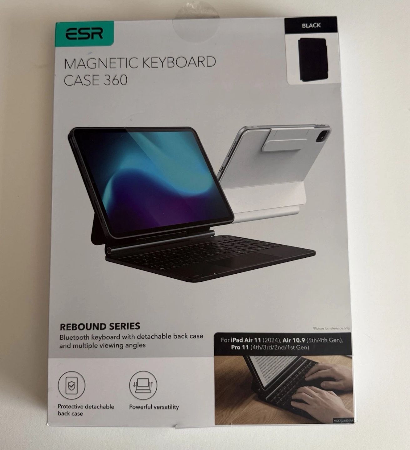 ESR Magnetic Keyboard Case 360 For iPad Air 11, 10.9 And iPad Pro 11
