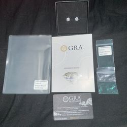 VVS1 Moissanite Diamond Honeycomb Earrings