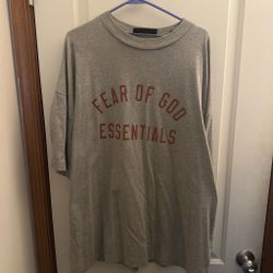 Fear of God Essentials Gray T-Shirt