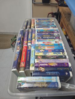 Walt Disney  Vcr Tapes