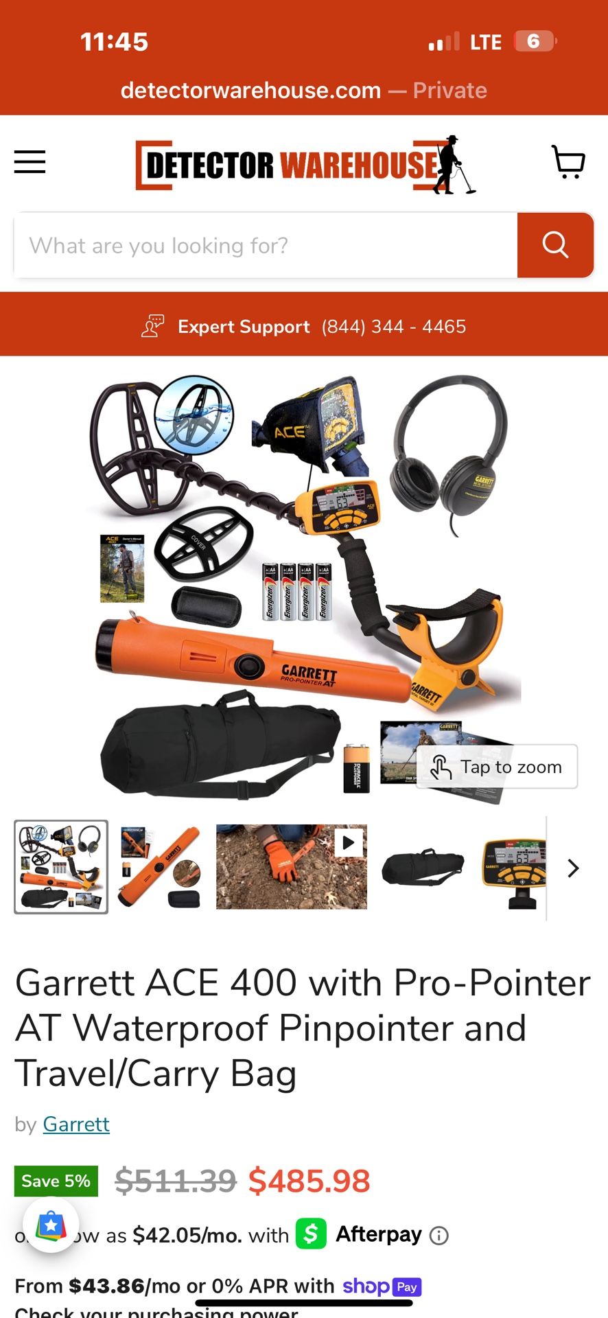 Garrett ACE 400 Metal Detector
