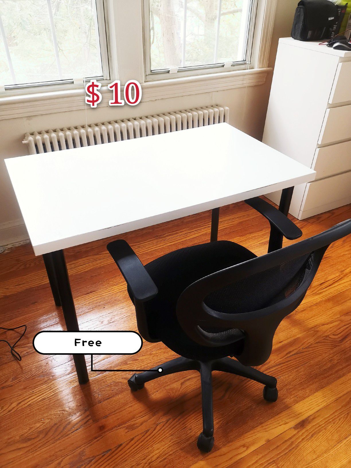 Desk,free chair