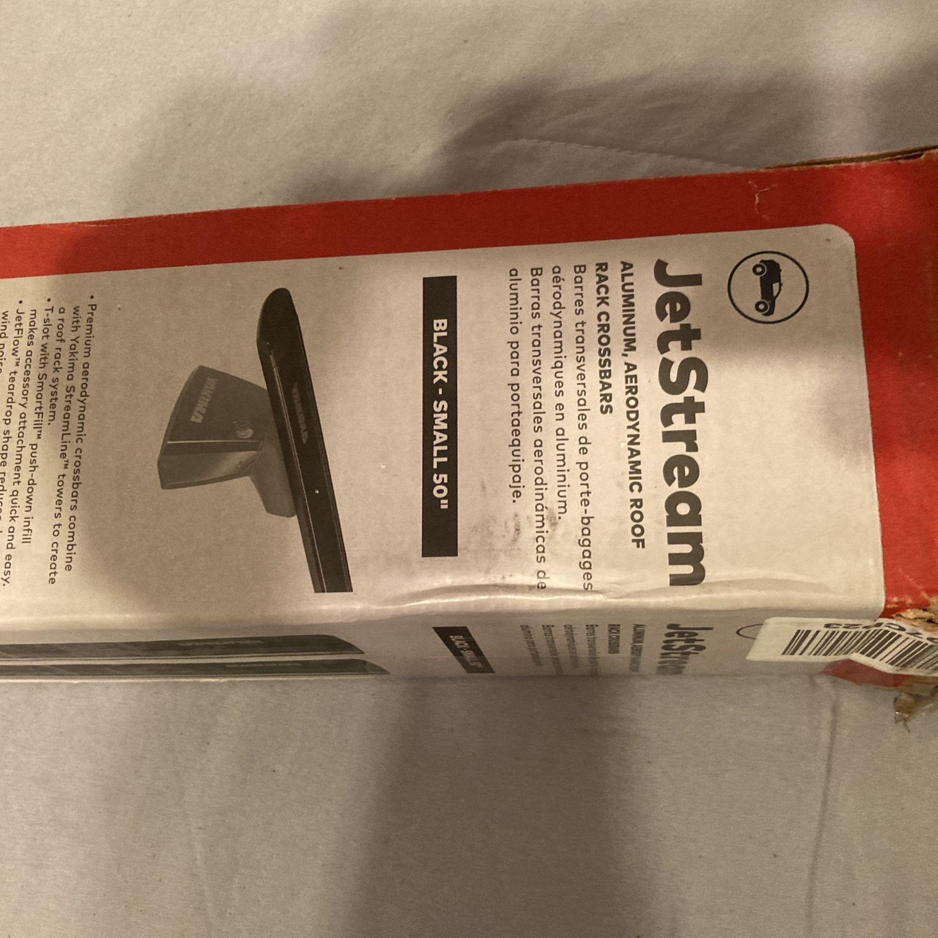 Yakima Roof Rack Streamline Crossbars Black 50” for Sale in Phoenix, AZ