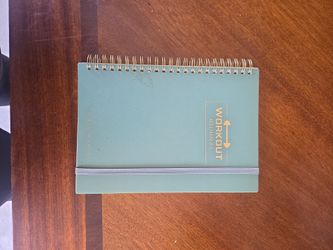 Workout log journal