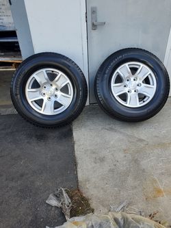 chevy original rims with Michelin tires.