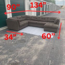 Large Grey Sectional 