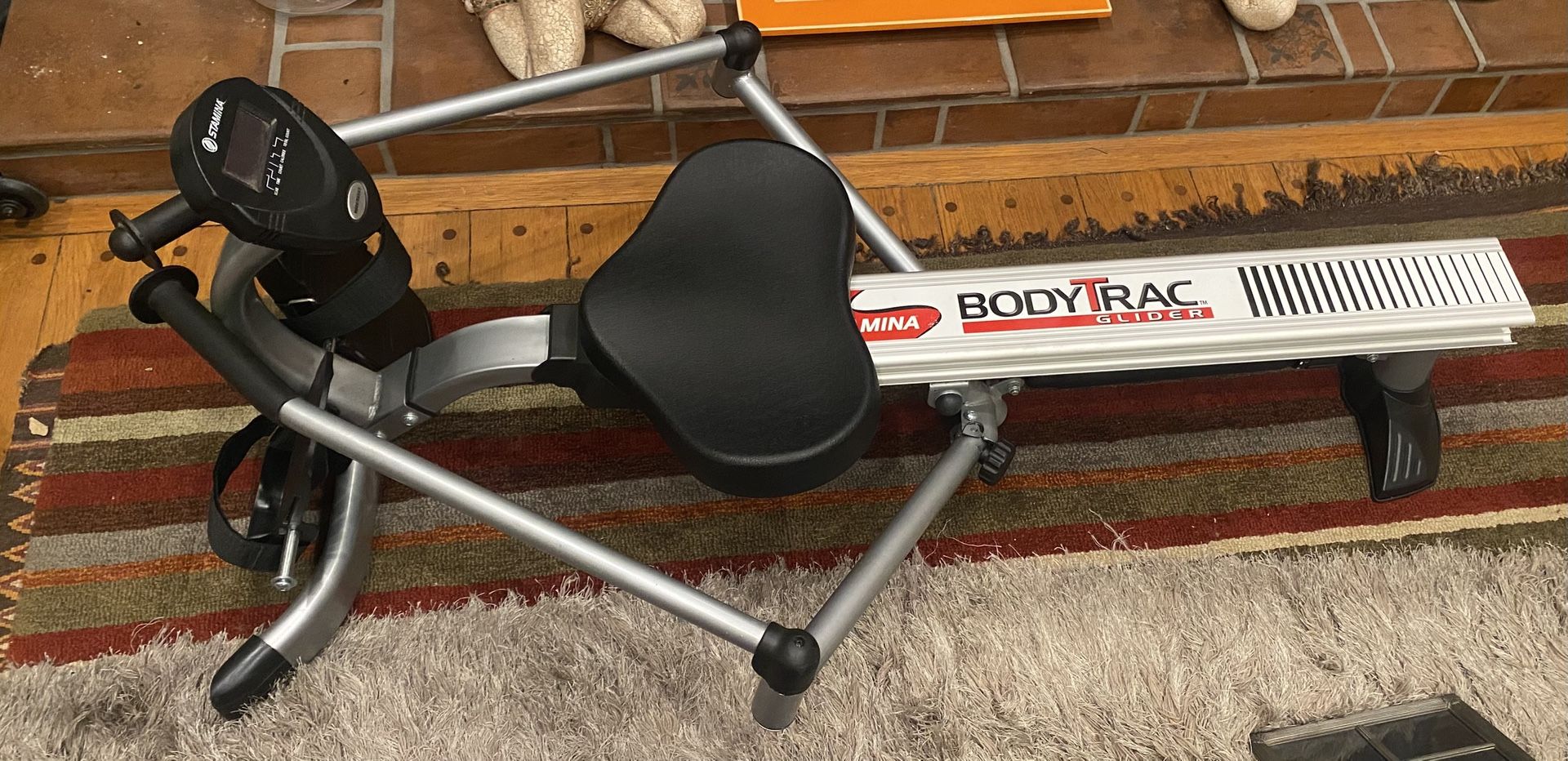 Row Machine Glider Compact Stamina Body Trac Rowing Machine