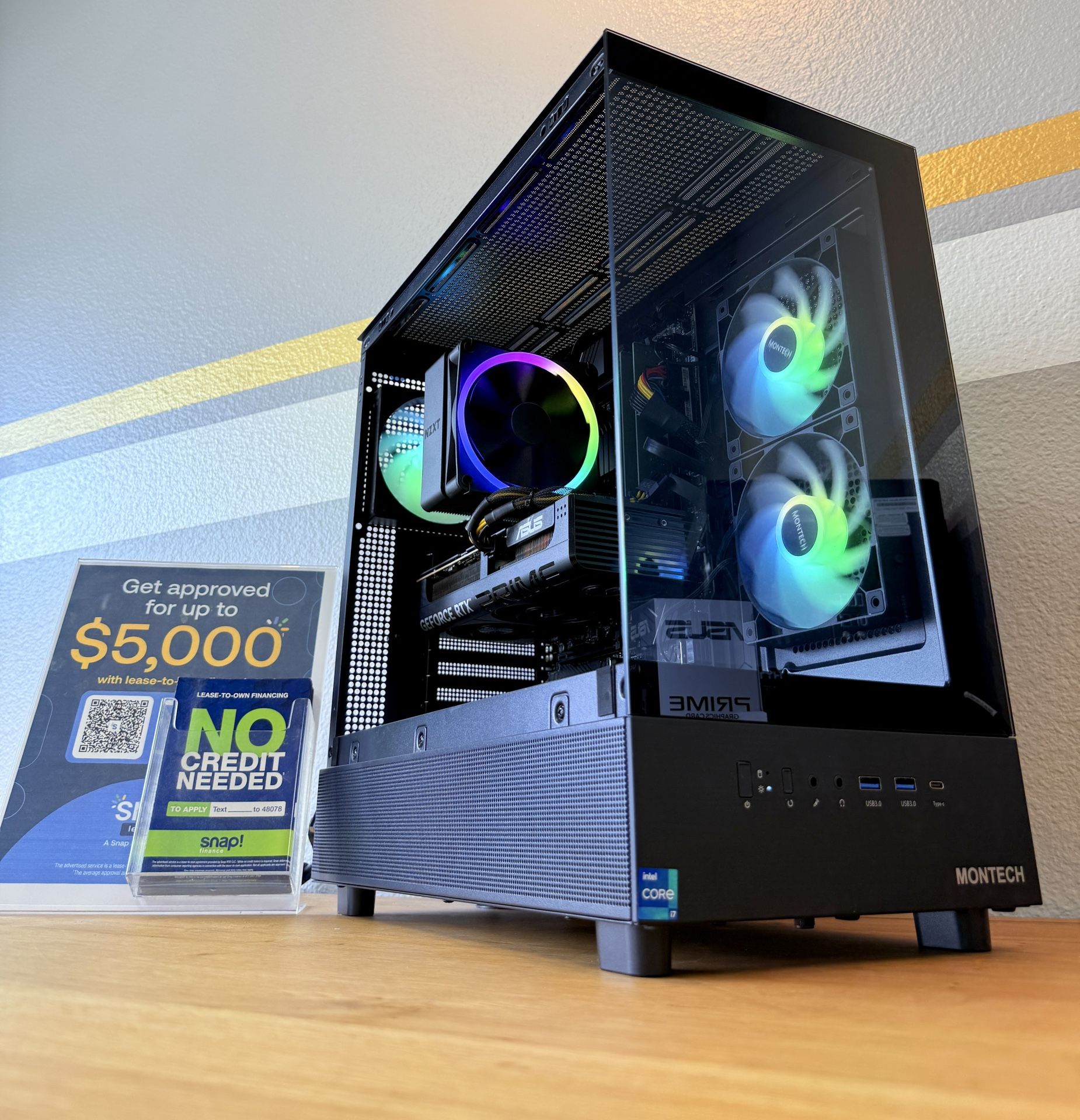 Gaming PC Custom Built by AREA-51✅🕹 Full RGB Set,Intel i7/16GB RAM/1TB🖥1 Yr Wrnty‼️ RTX 5060 GPU💥 $0 Down Finance Available