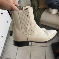 Men White Boots