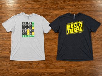 BUNDLE Supercarlinbrothers “Hello There” Star Wars/Wordle T-shirts XL YouTuber