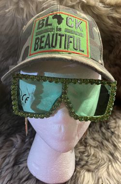 Black Is Beautiful Fashion Hat and Eyewear Set 