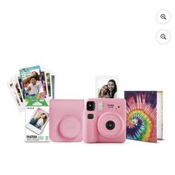 Fujifilm Instax Mini SE Camera Bundle, Pink