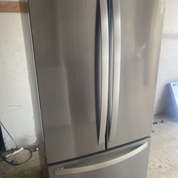Whirlpool 3 door 30” wide stainless refrigerator