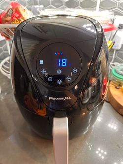 PowerXL 5-Quart Digital Air Fryer Black (Model HF-895DT / HF-8959DT) - Tested & Works!