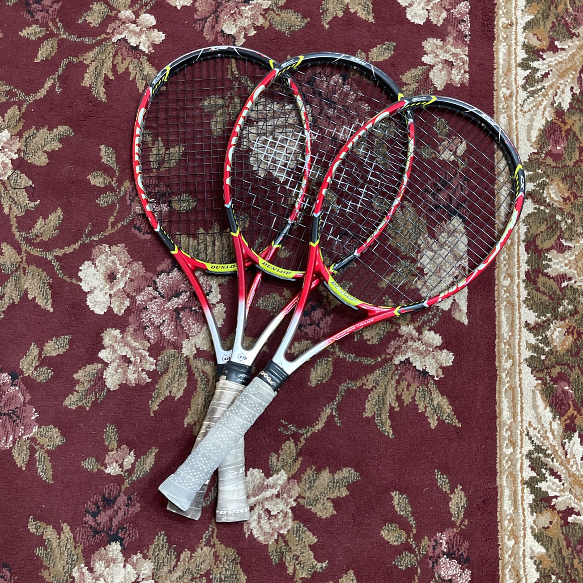 Junior Red Dunlop Tennis Rackets (3)