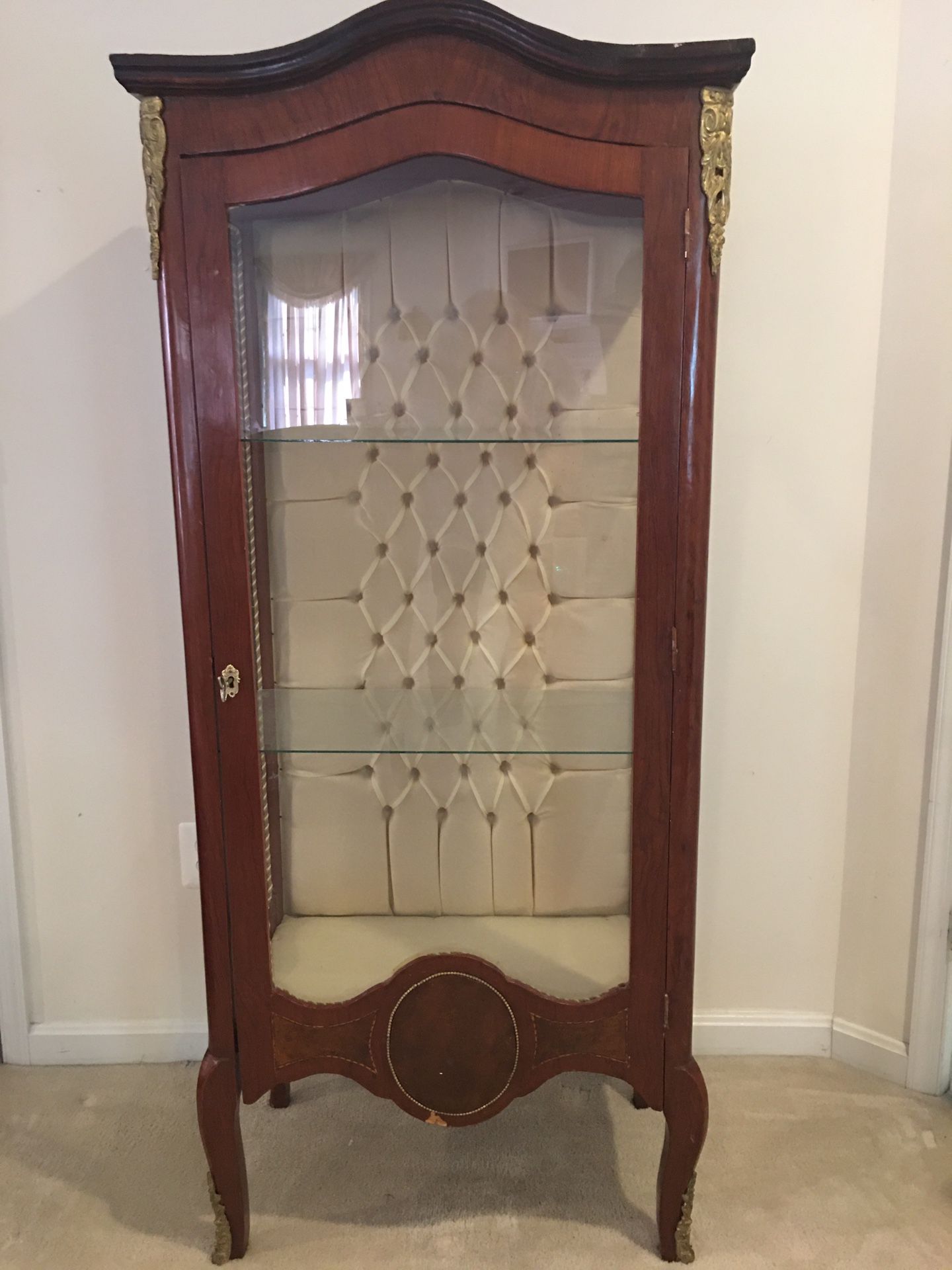 Louis XVI-Style Antique French Curio cabinet