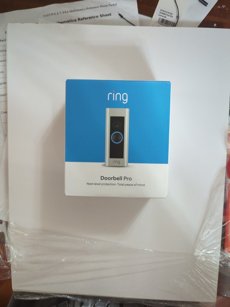 Ring Video Doorbell Pro , Video
Doorbell (Wired- Satin Nickel)
(NEW)