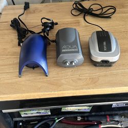 Used air pump aquarium fish tank