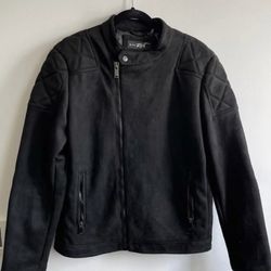 NEW Black Rivet Wilsons Leather Black L