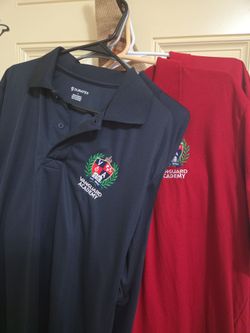 Vanguard shirts size adult large