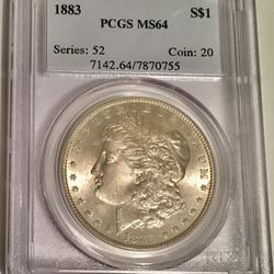 1883 Morgan Silver Dollar 