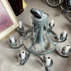 Real Iron Candle Style Vintage Dining Lights