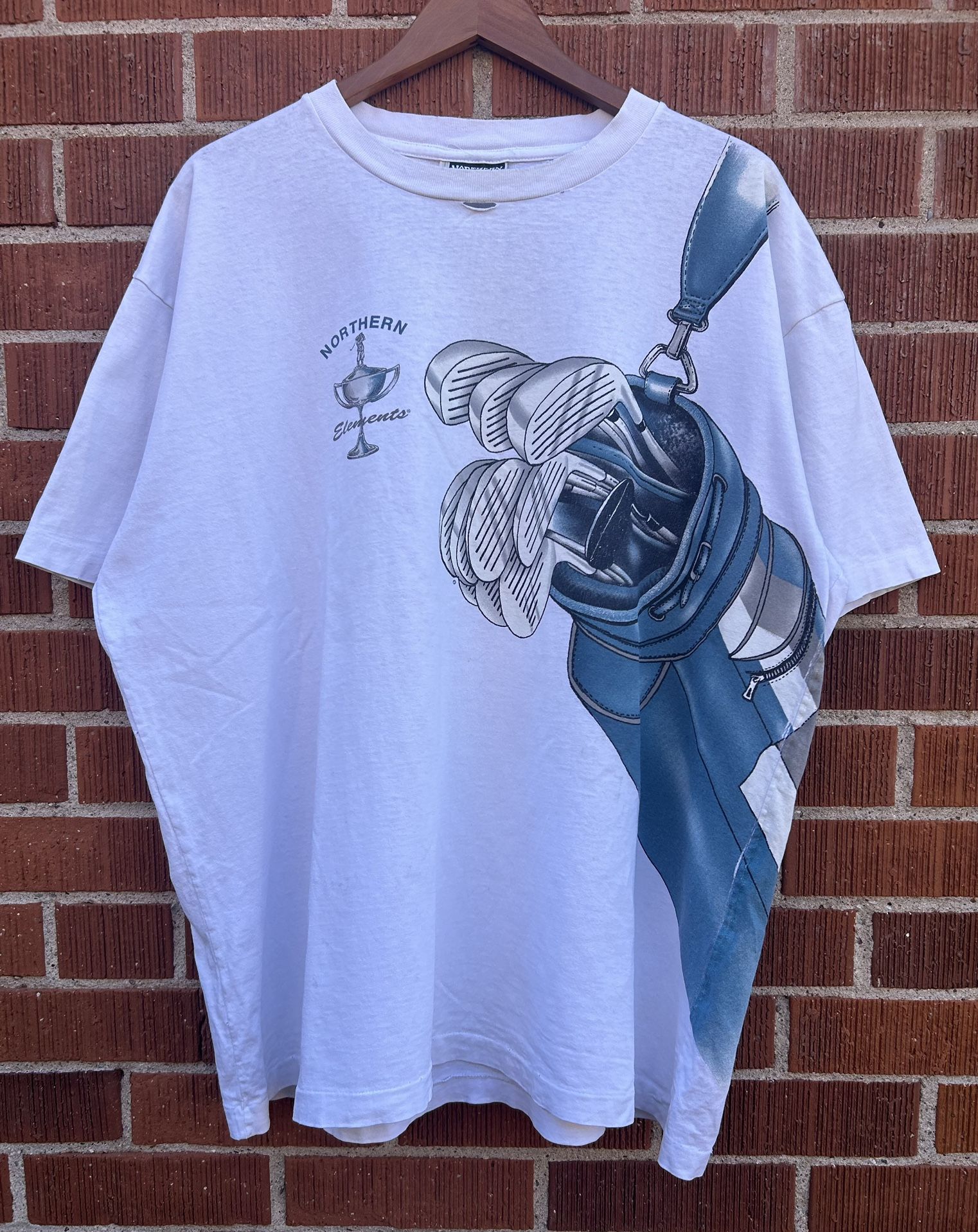 Vintage Golf Northern Elements Wraparound T-shirt