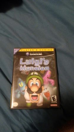 Rare Nintendo Luigi's mansion game for gamecube and wii systems.