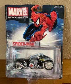 Marvel Spider-Man, motorcycle collection, blue speed Marvel Spider-Man, motorcycle collection, blue speed