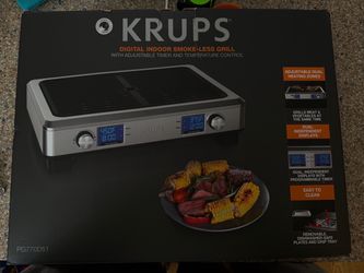 Krups Digital Indoor Smokeless Grill
