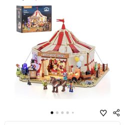 New in box Lumibricks traveling circus the old west building bricks (legos) 