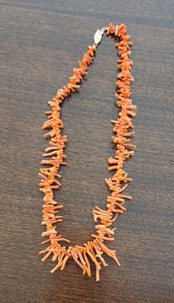 RARE Vintage Red Coral Necklace