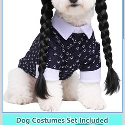Unopened Wednesday Dog Costume Size Large 