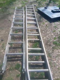 18ft & 24ft Aluminum Exstenion ladders