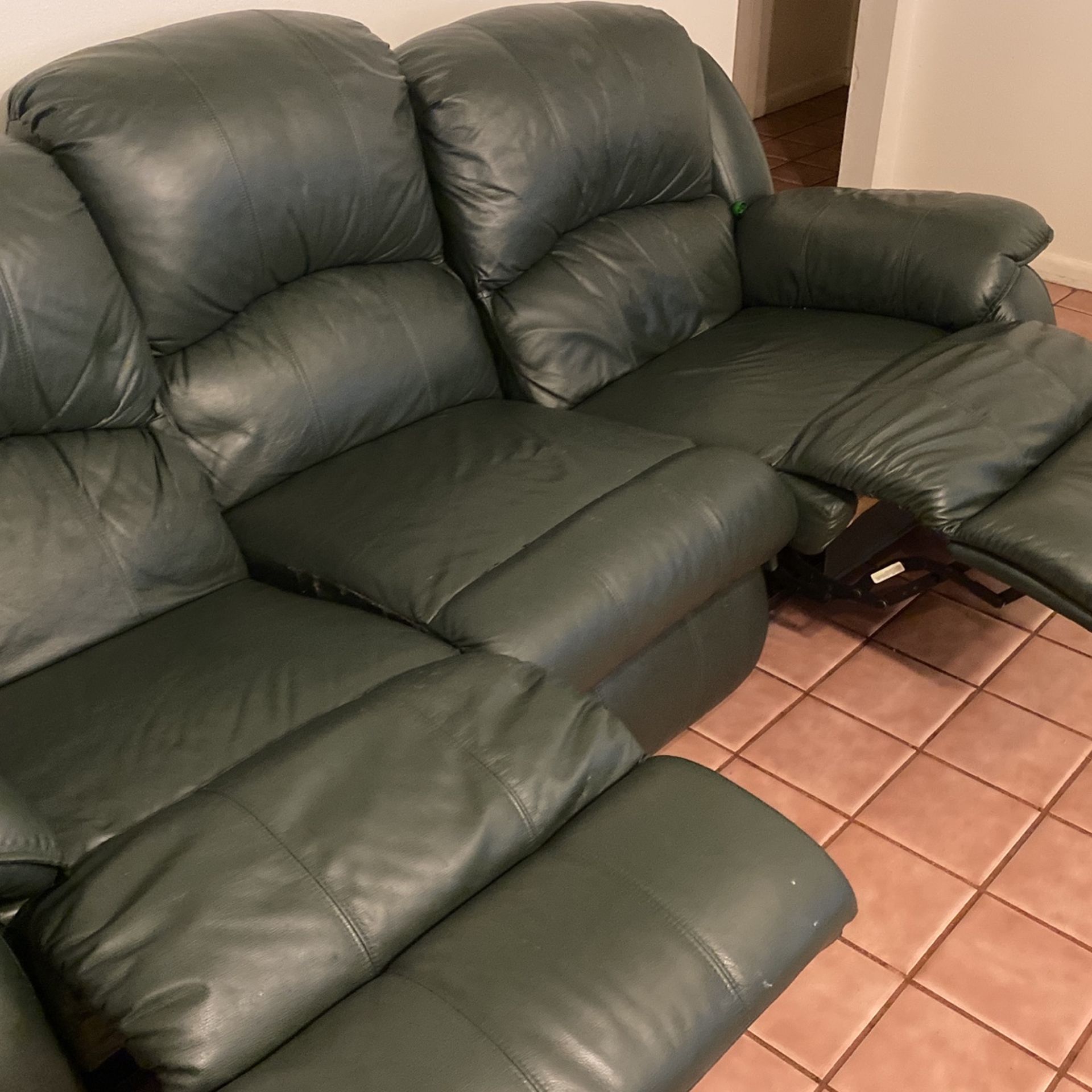 Reclining Couch And Love Seat For Sale