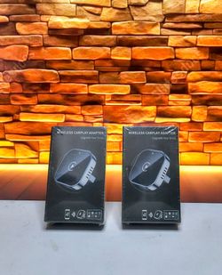 2025 Upgraded Wireless CarPlay Adapter (Wired-to-Wireless), Mini Cube Design for Apple CarPlay Cars, Plug-and-Play with Built-in Cable $25 Each