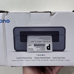 Polono Thermal Label Printer - White
