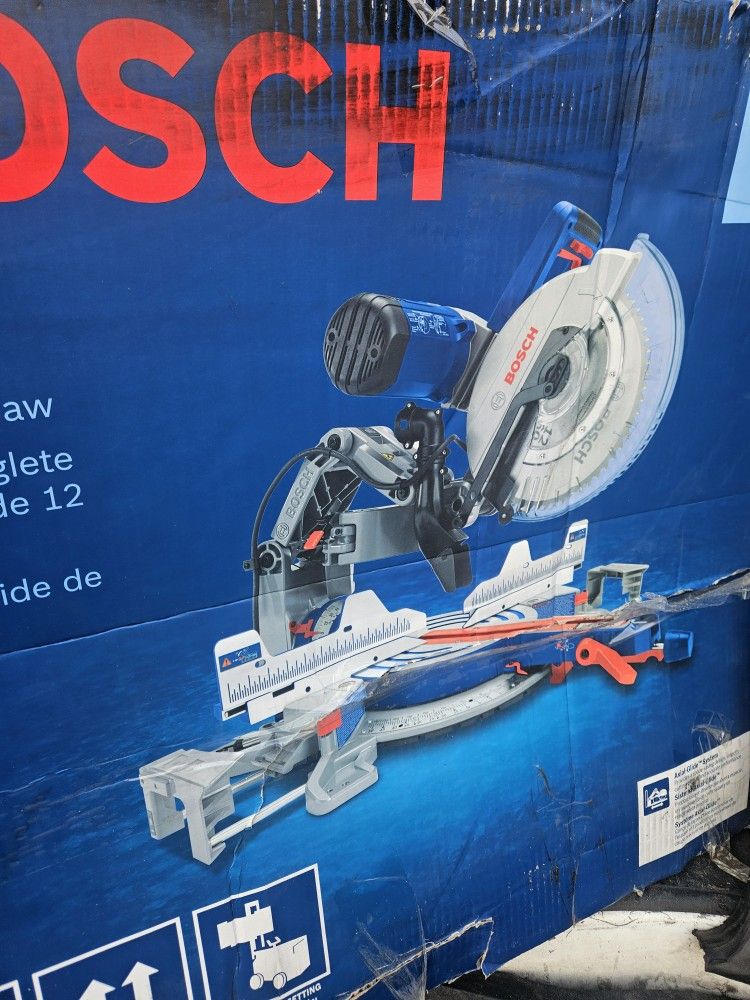 Bosch
15 Amp 12 in. Corded Dual- Bevel Sliding Glide Miter Saw with 60 Tooth Saw Blace