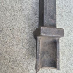 Antique Vintage Blacksmith Anvil Forge Bottom Swage Hardy Cutoff Hammer Diamond RH-2 hardie Tool