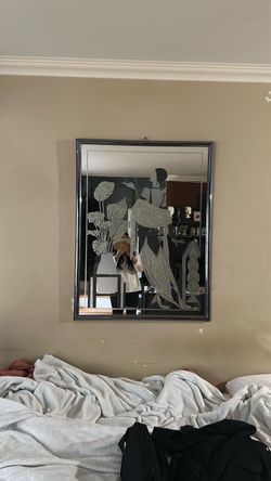 Large mirrored picture