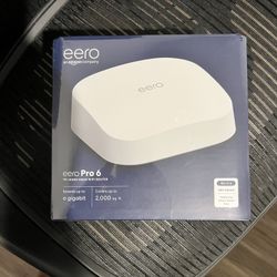 Eero Pro 6 Mesh Wifi Router- Unopened