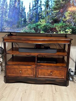 Wood Entertainment Center