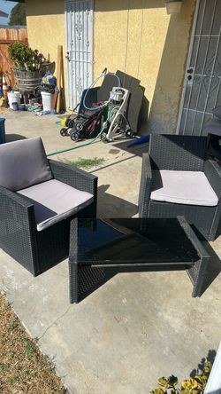 3-Piece Outdoor Wicker Patio Set