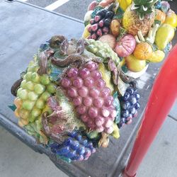2 Vintage Ceramic Fruit  Bowl 