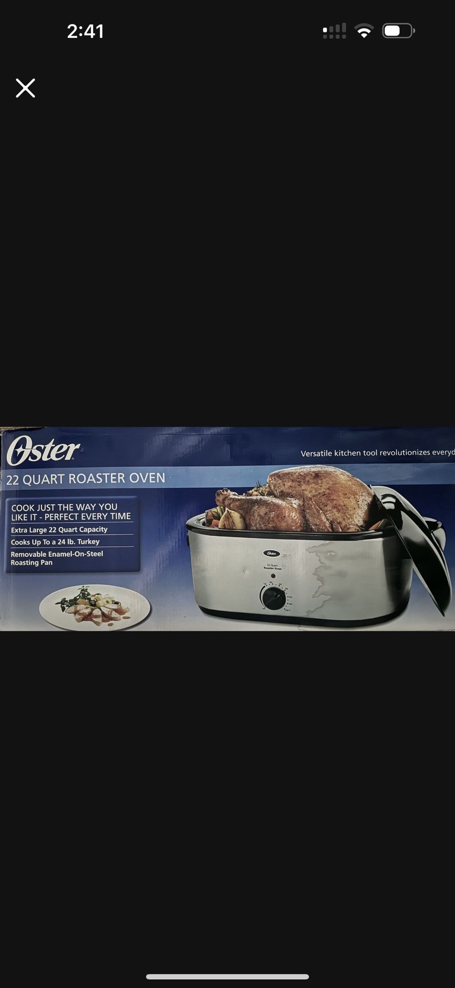 Oster 22qt Roaster Oven