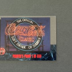 Coca Cola 1995 Score Board Phone Cel Card SP