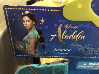 Disney Aladdin, Jasmine Child Costume Size Small 4-6x