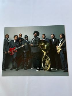 The roots autographed photo signed black thought Nas Wu tang clan a tribe called quest de la soul